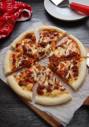 Foto resep Pizza,Ulen 3 menit Awet Empuknya 👍🏻