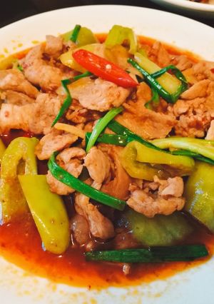 รูปของ หมูผัดพริกหยวก