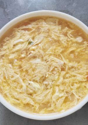 A picture of Egg Drop Soup.