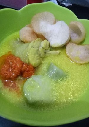Foto resep Lontong Opor Ayam
