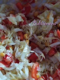 Фото Салат овочевий з трьох інгредієнтів.