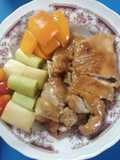 ไก่ยากิโทริแบบอบ ไม่เสียบไม้