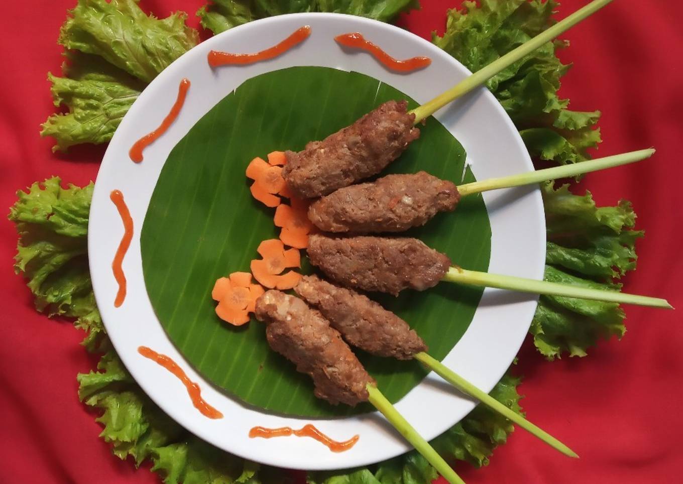Satai Lilit Sapi Mix Sayuran