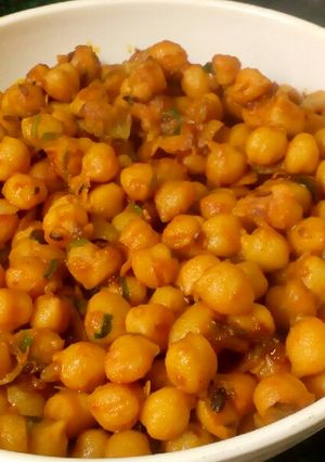 A picture of Chana chaat.