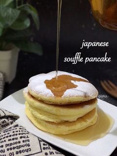 Foto resep Japanese souffle pancake