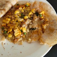 Gunpowder double cheese Dosa A picture of Gunpowder double cheese Dosa.