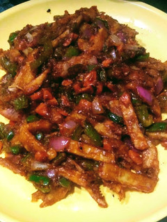 A picture of Honey Chilli Potato.