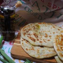 A picture of Potato Stuffed Bread (Naan Shekampur).