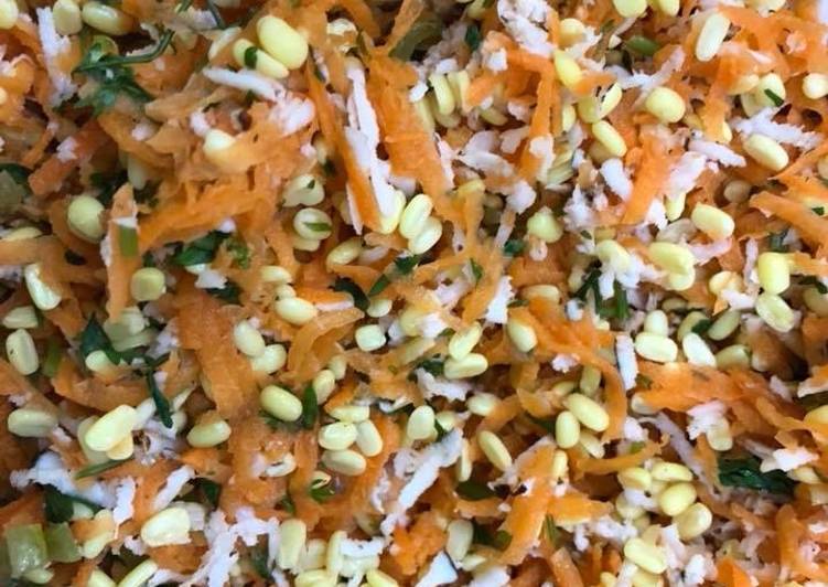 Steps to Make Homemade Mungdal salad