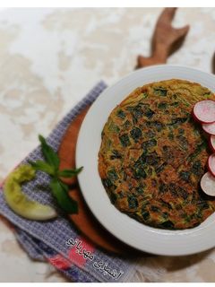 عکسی از دستور کوکو پیازچه و تره