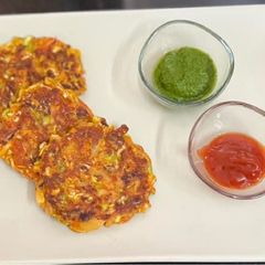 A picture of Cabbage Pancake { Gluten Free & Vegan }.