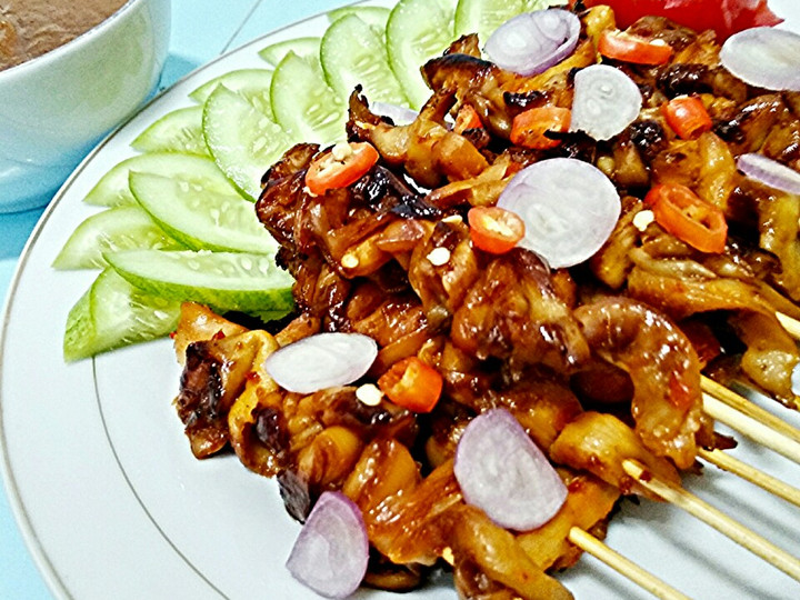  Resep buat Sate Jamur Saus Kacang dijamin menggugah selera