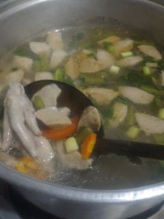 Foto resep Sayur sop ceker bakso