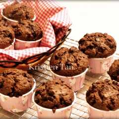 Muffin coklat super nyoklat,NO MIXER hasil tinggi menjulang alias High Dome! XD-レシピのメイン写真