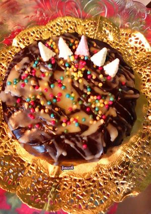 Φωτογραφία της συνταγής Carrot cake με γλάσο σοκολάτας και πορτοκαλιού