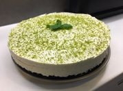 Uma foto de cheesecake de oreo