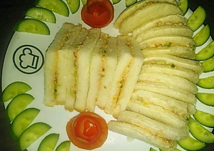 Recipe of Speedy Veg chicken sandwiches