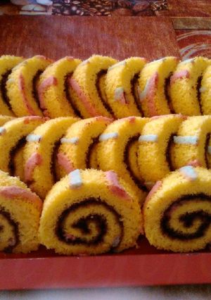 Piskótatekercs recept fotója