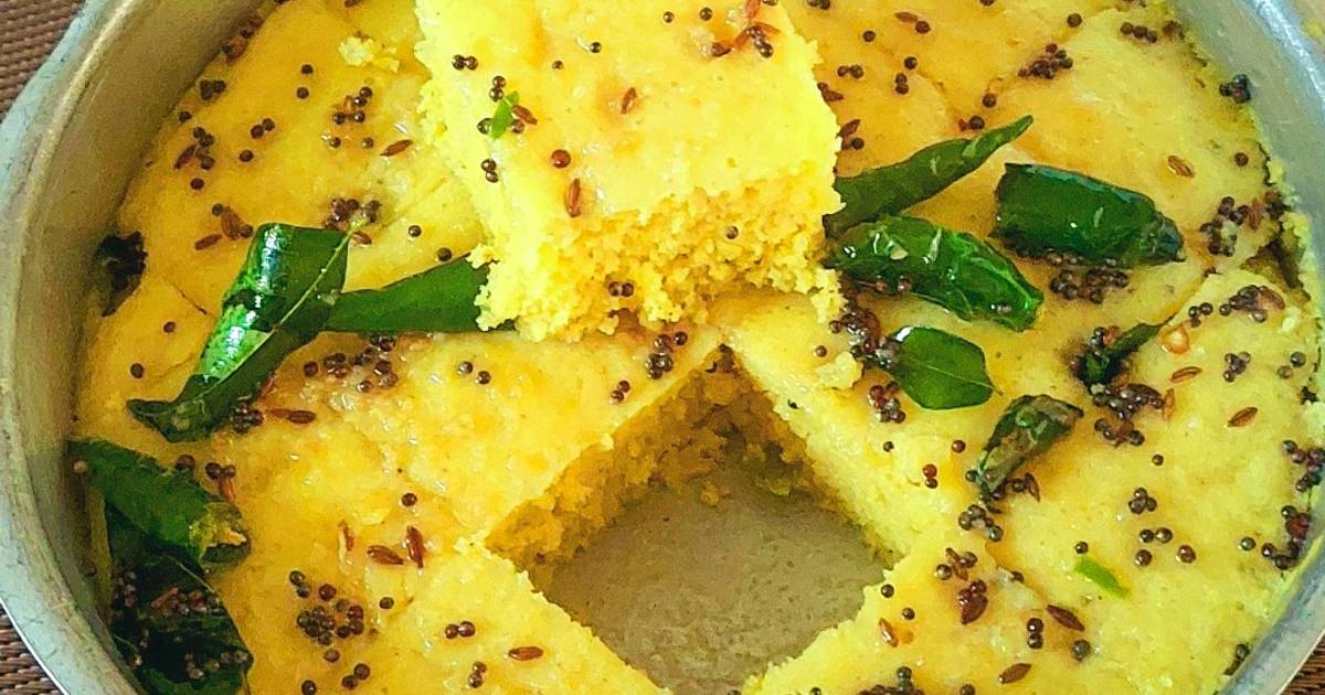 Instant Khaman Dhokla Recipe By Shradha Nema Foodgazin Cookpad