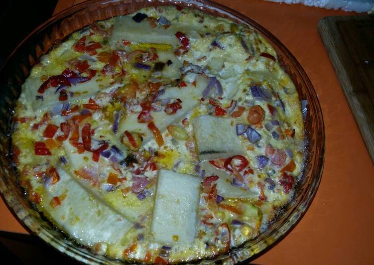 Easy Way to Make Delicious Yam Frittata