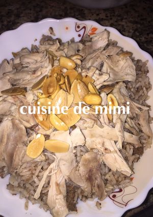 صورة لوصفة رز باللحمة على دجاج