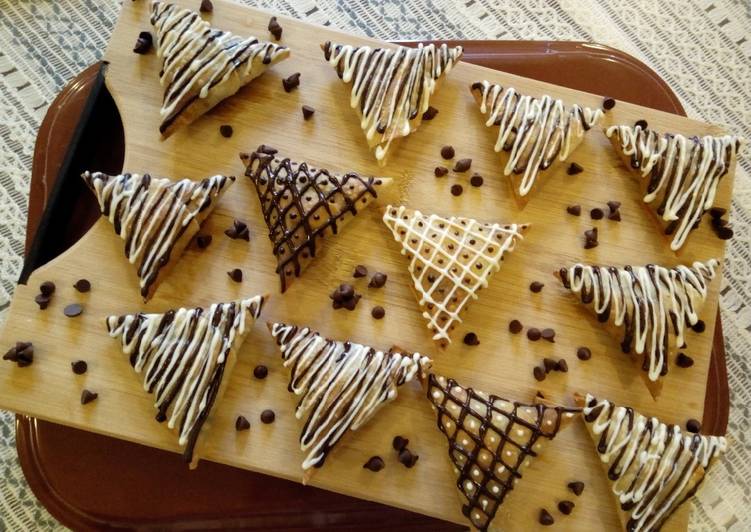 Steps to Prepare Baked Chocolate Samosa#festivecontest_Kisumu