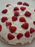 Tarta de Fresas con Nata