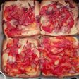 Pastel-pizza de pan de molde