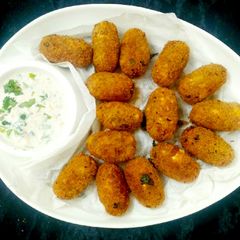 A picture of Paneer Cutlets.
