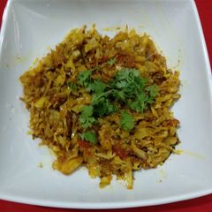 A picture of Cabbage ka Salan.