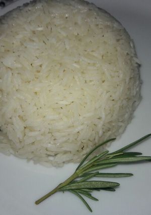 A picture of White rice #author's marathon.