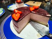 Une photo de coulis de fraise