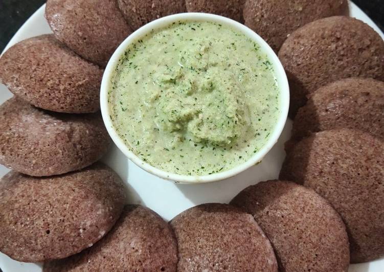 Recipe of Perfect Ragi idli