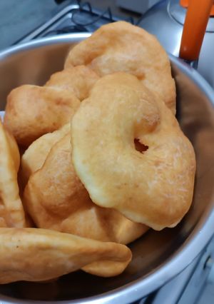 Una foto de Tortas fritas con aceite