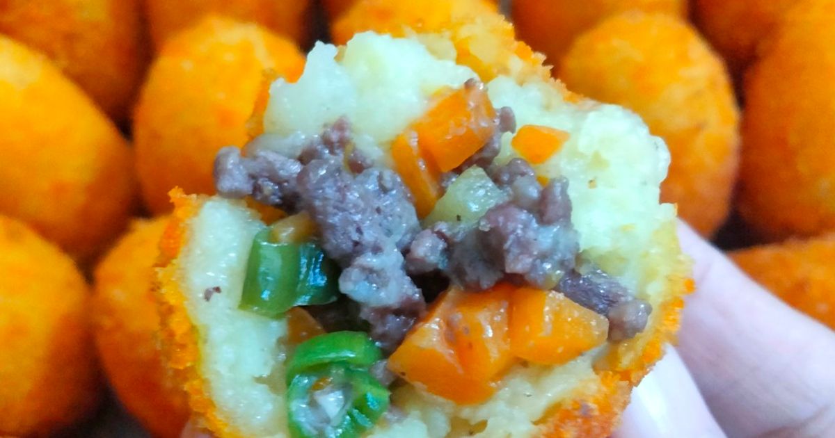 (625) Kroket kentang isi daging. (Premium) (Frozen)