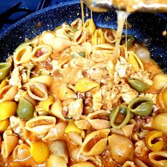 A picture of My Chicken & Chorizo Mix Conchiglie 💖.