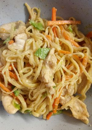 Foto resep Mie bumbu kacang