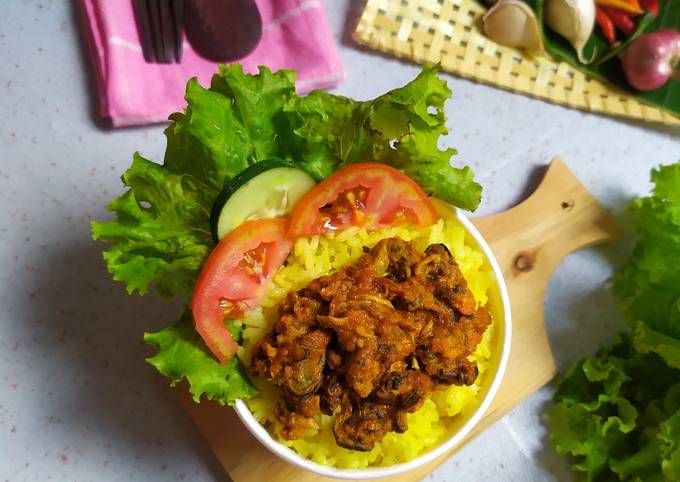 Bagaimana Membuat Kerang Rice Bowl ala Angkringan🌶️, Lezat Sekali
