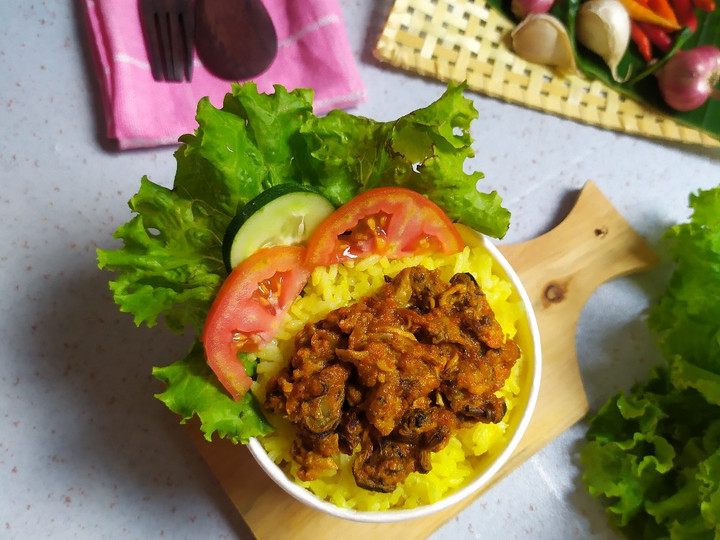 Bagaimana Membuat Kerang Rice Bowl ala Angkringan🌶️, Lezat Sekali