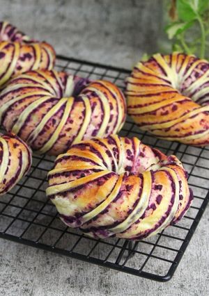 Foto resep Roti Ubi Ungu