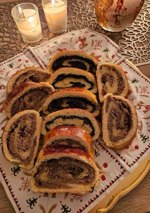 Pozsonyi bejgli mákos, diós recept fotója