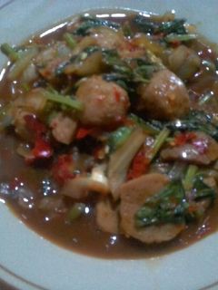 Foto resep Oseng bakso pedas asam manis