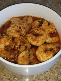 Una foto de Langostinos (camarones) al Pil pil 🇪🇦