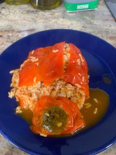 Una foto de Pimientos rellenos de arroz