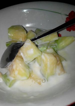 Foto resep Salad buah sederhana