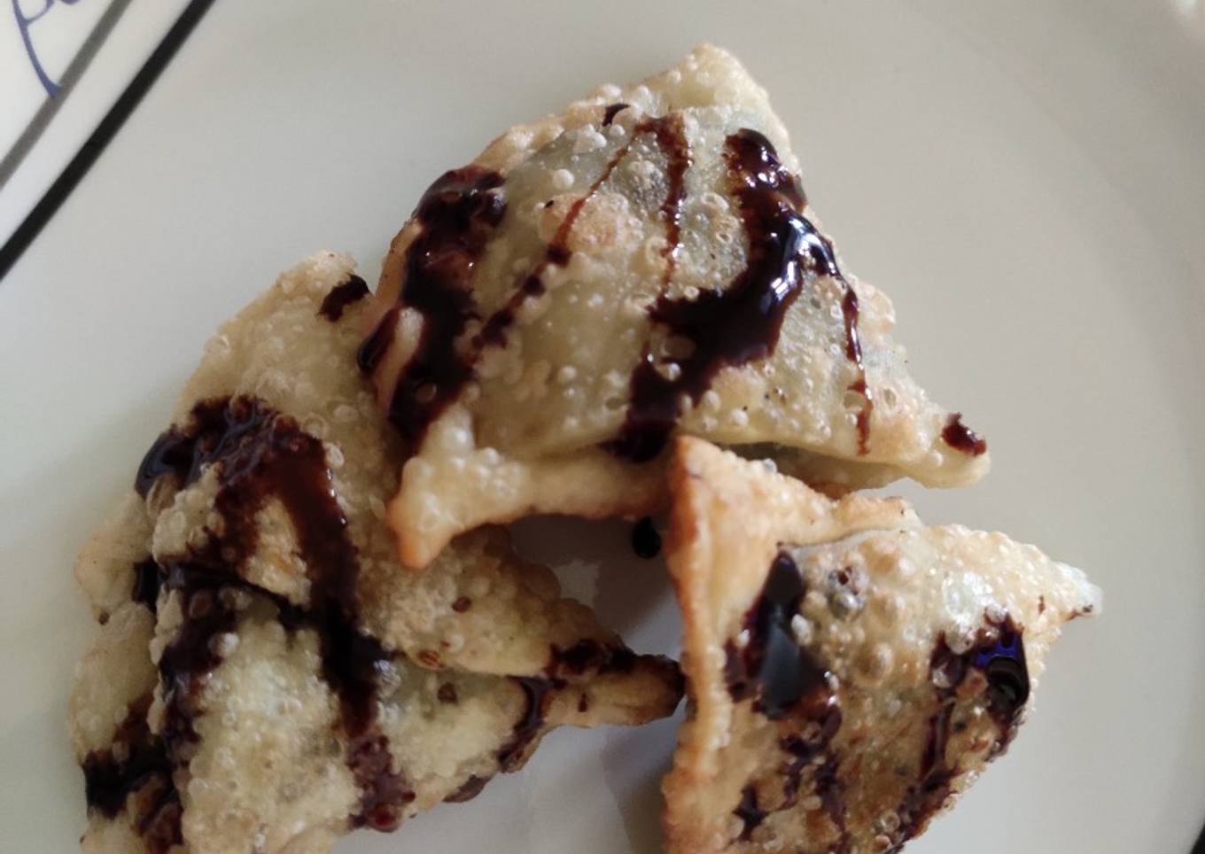 Chocolate truffle samosa