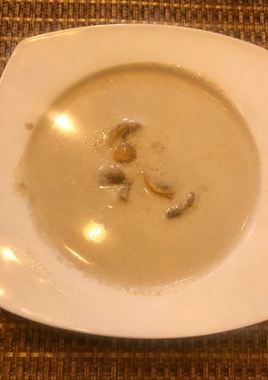 Una foto de Crema de champiñones