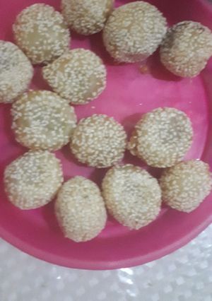 Foto resep Onde Onde Wijen Isi Kacang Hijau