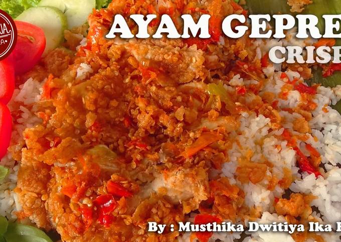 Ayam geprek crispy