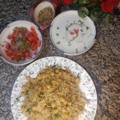 Safeed channa pulao/ white chickpeas rice recipe A picture of Safeed channa pulao/ white chickpeas rice recipe.